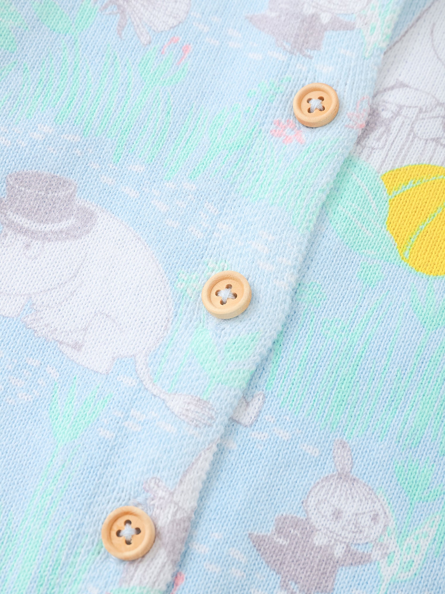 Baby Polo Neck Print Cardigan