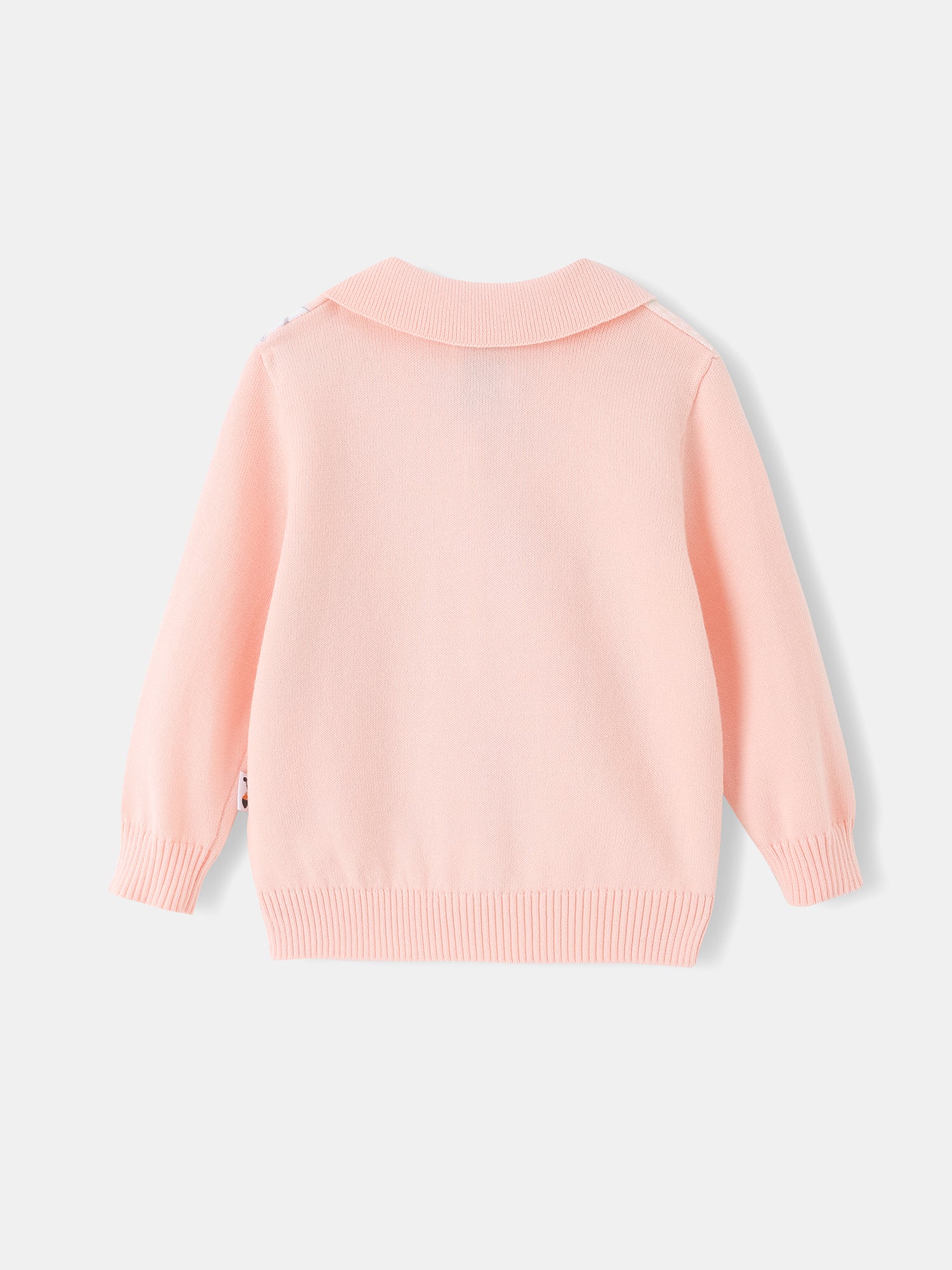 Baby Polo Neck Print Cardigan