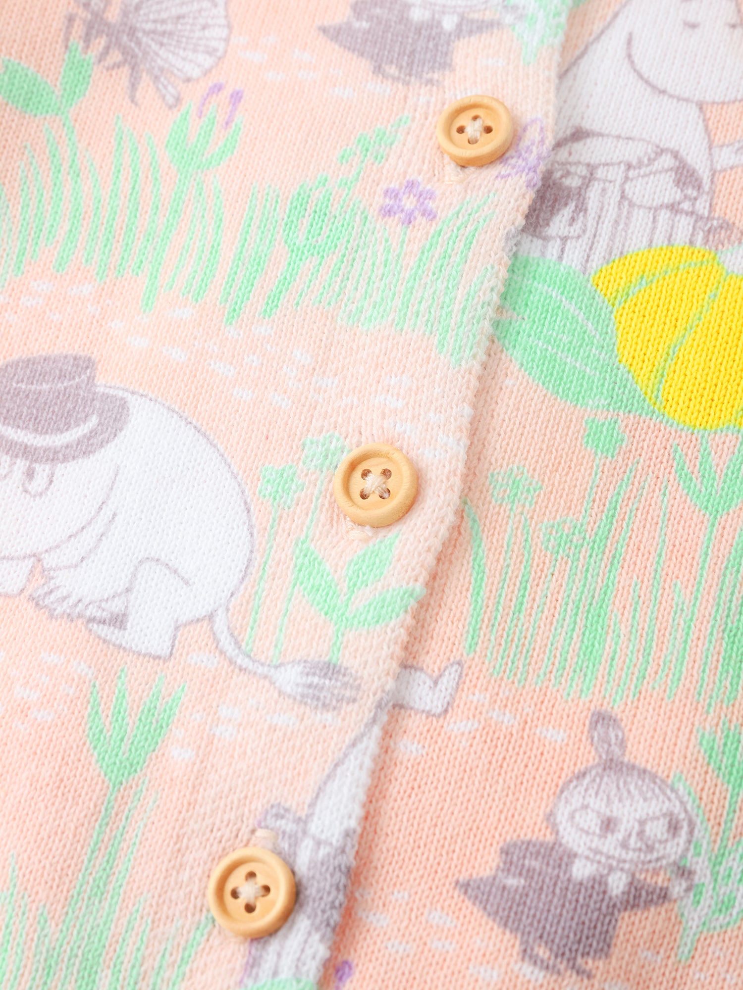 Baby Polo Neck Print Cardigan