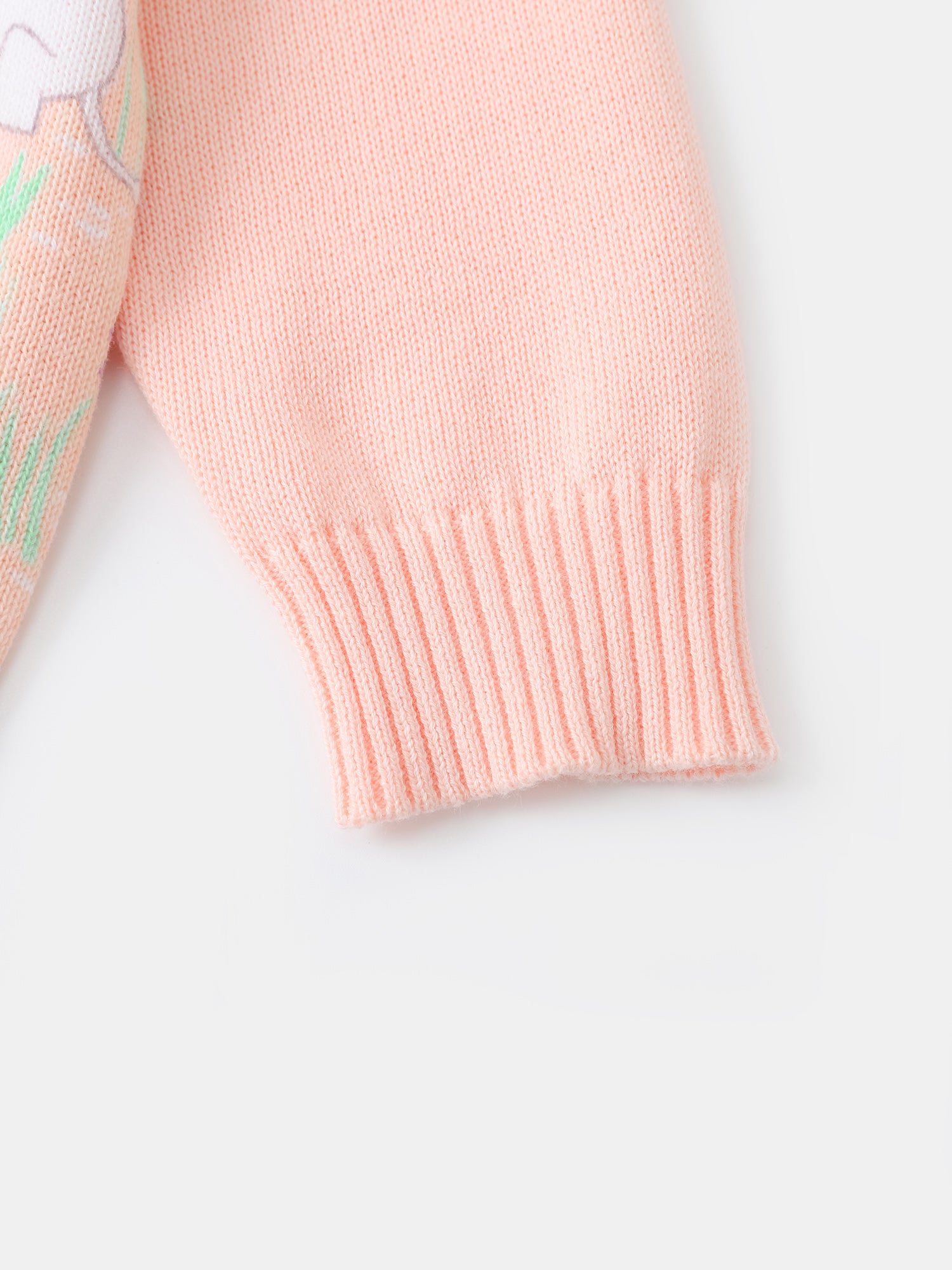 Baby Polo Neck Print Cardigan