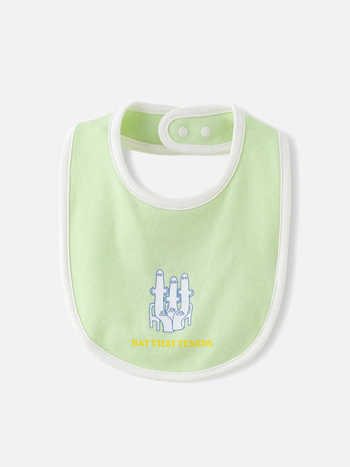 Hattifatteners Print Baby Bib