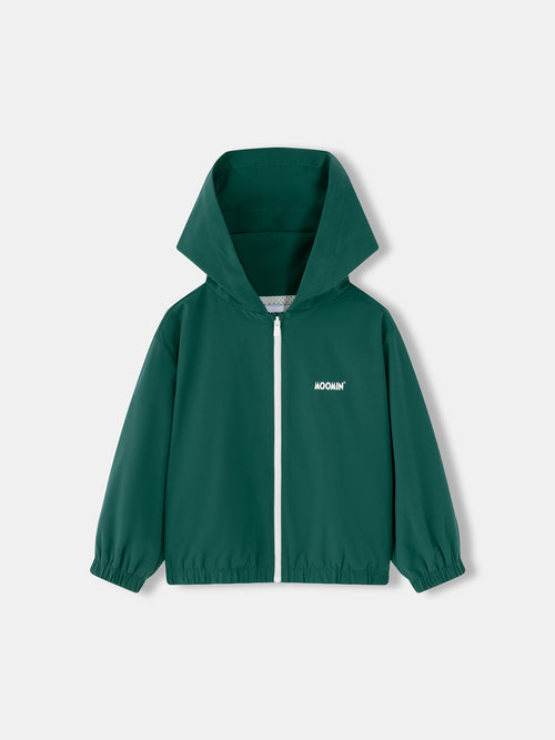 Kids Snufkin Print Hooded Lightweight Jacket