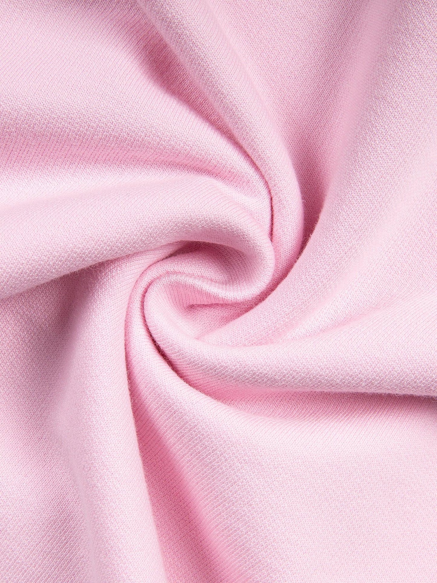 “Pretty Self Sacrifice” Long‑Sleeve Pink Sweatshirt Dress