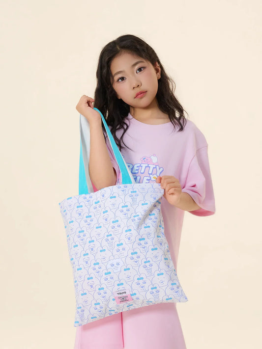 Limited Edition All‑Over Bunny Print Cotton Tote Bag