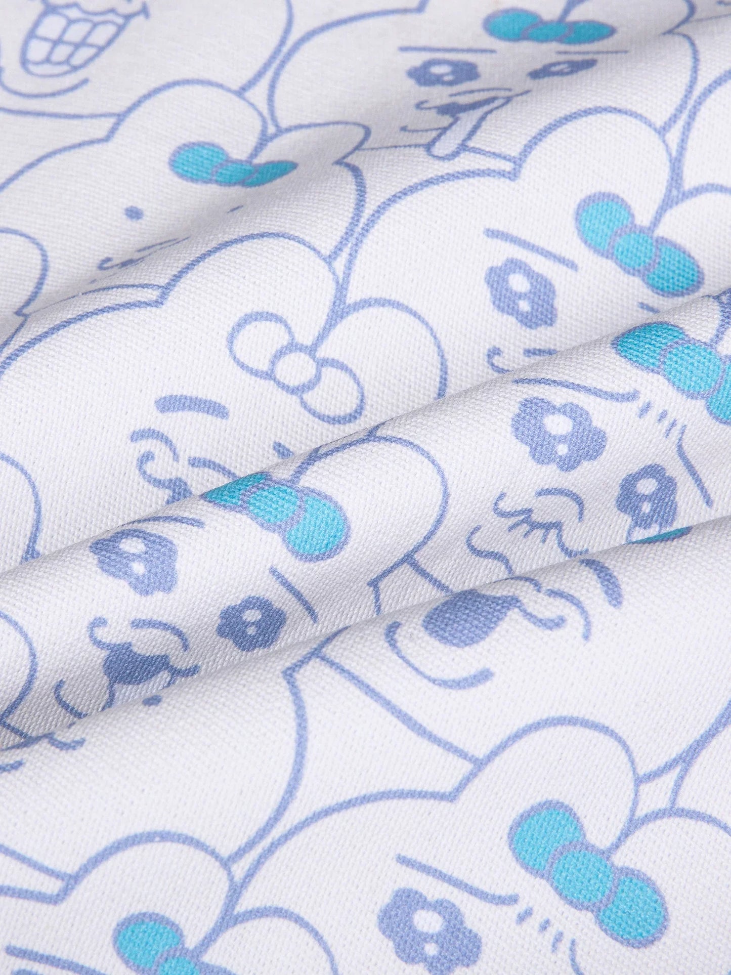Limited Edition All‑Over Bunny Print Cotton Tote Bag