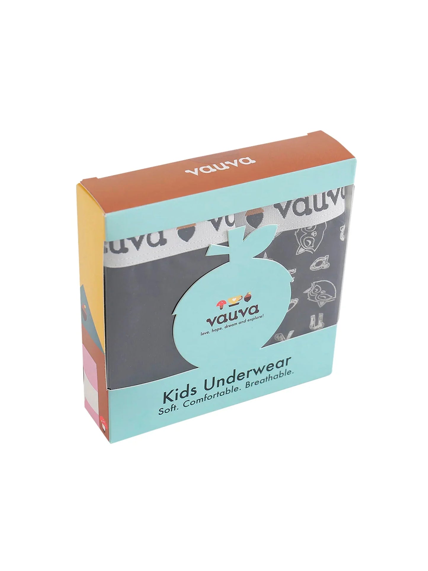 VAUVA Vauva Boys Organic Cotton Underwear (Boxers) - Vauva Black Underwear