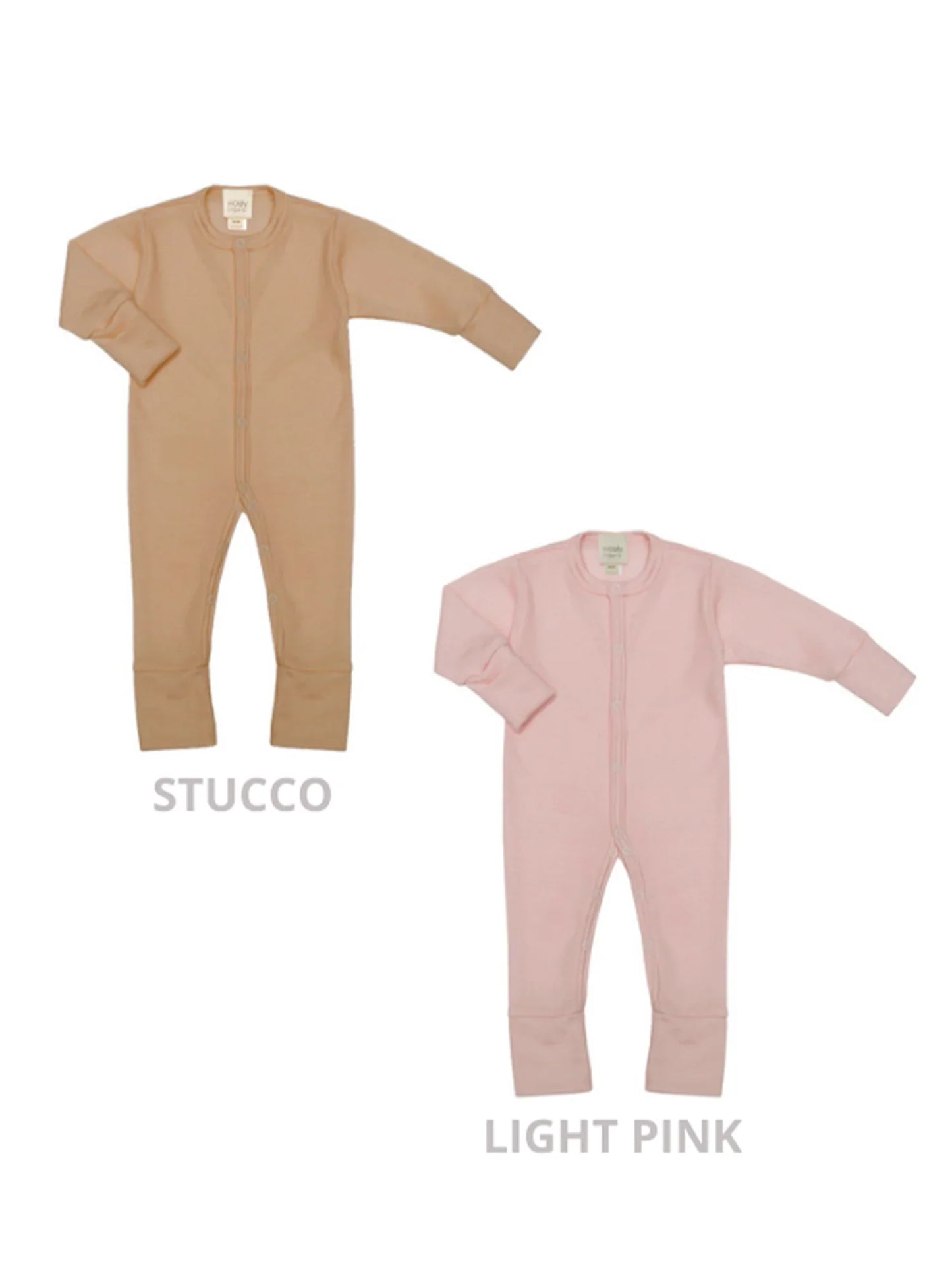 Merino Wool & Silk Snap‑Front Sleepsuit