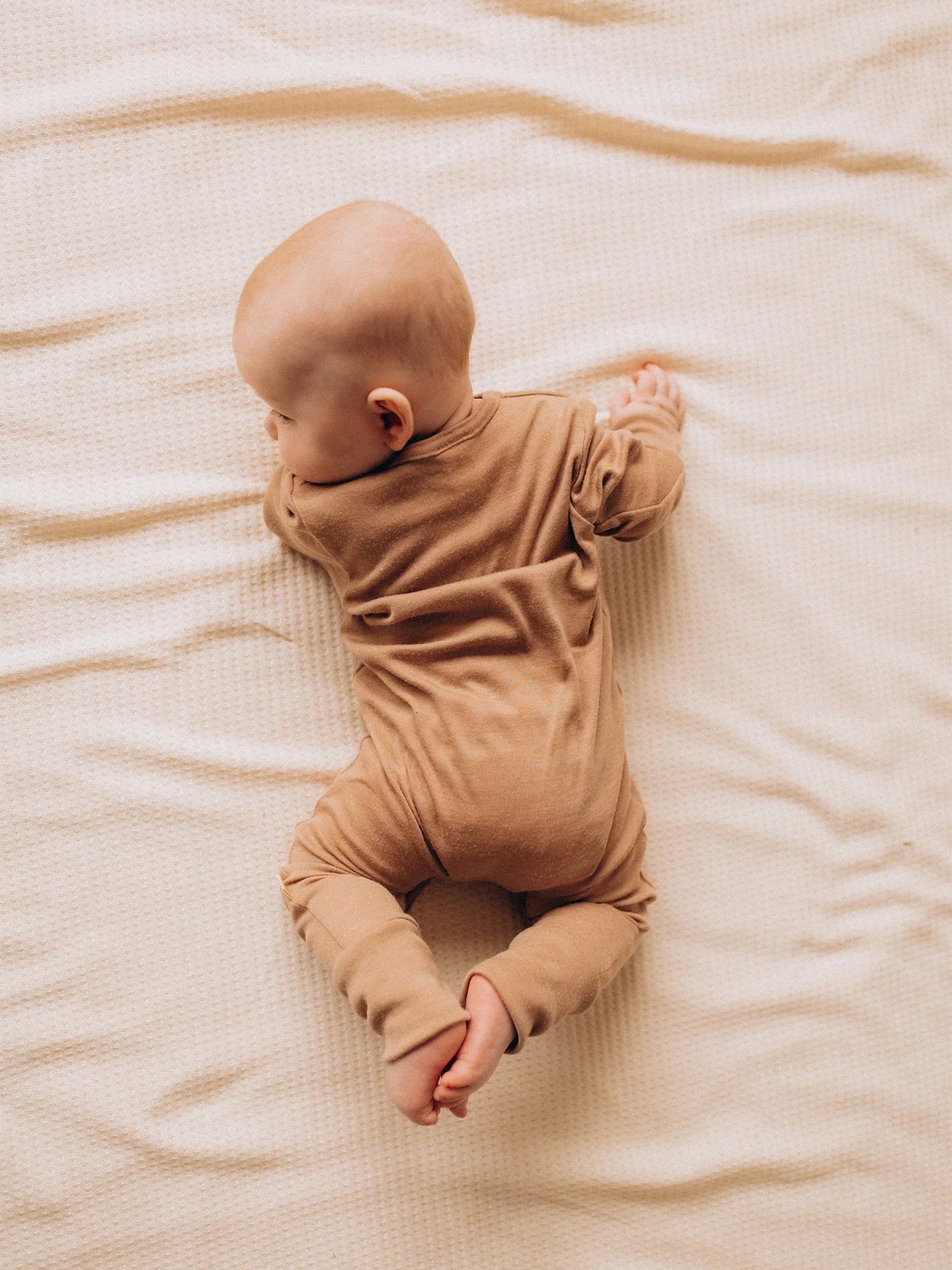 Merino Wool & Silk Longsleeve Sleepsuit