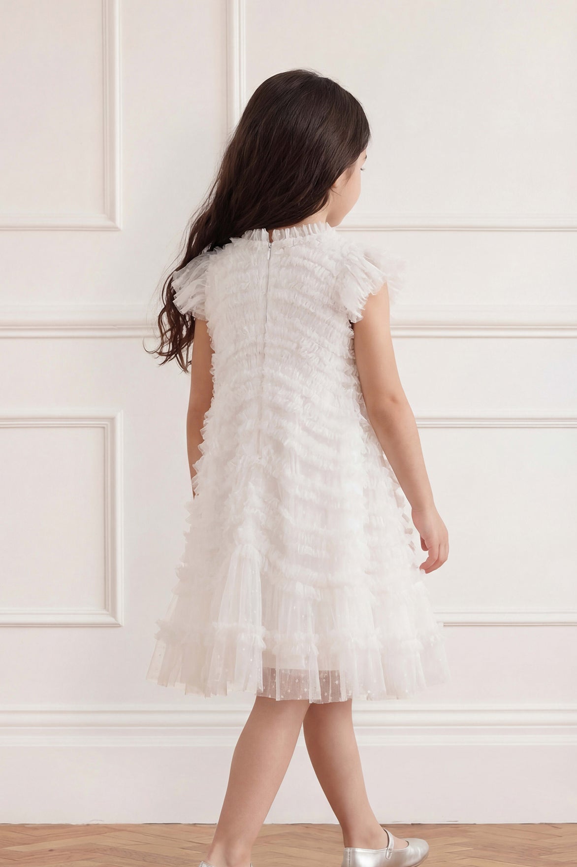 Amara Ruffle Sleeve Dress