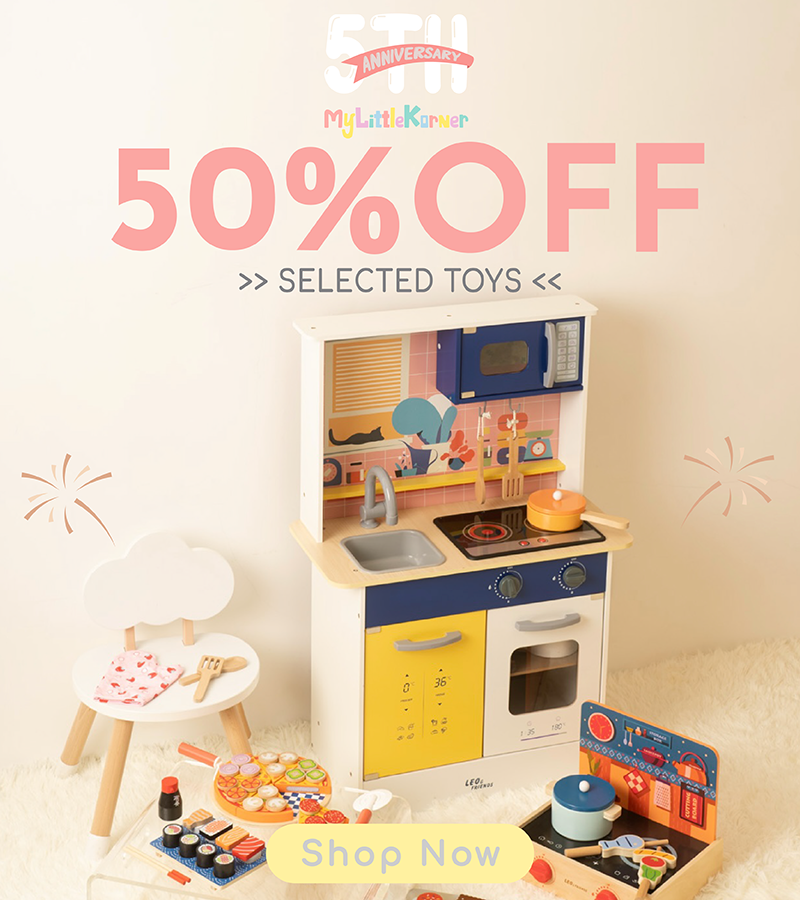 My Little Korner - selected toys 50% OFF mobile banner 
