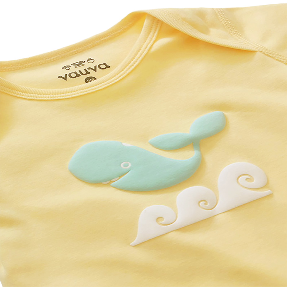 VAUVA Vauva Baby Organic Cotton Romper Set - Whale & Fugu (1 SET 2 PCS) Fashion