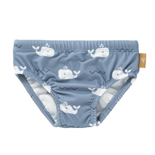 Fresk Swim UV Diaper pants boys Whale Blue Fog - My Little Korner