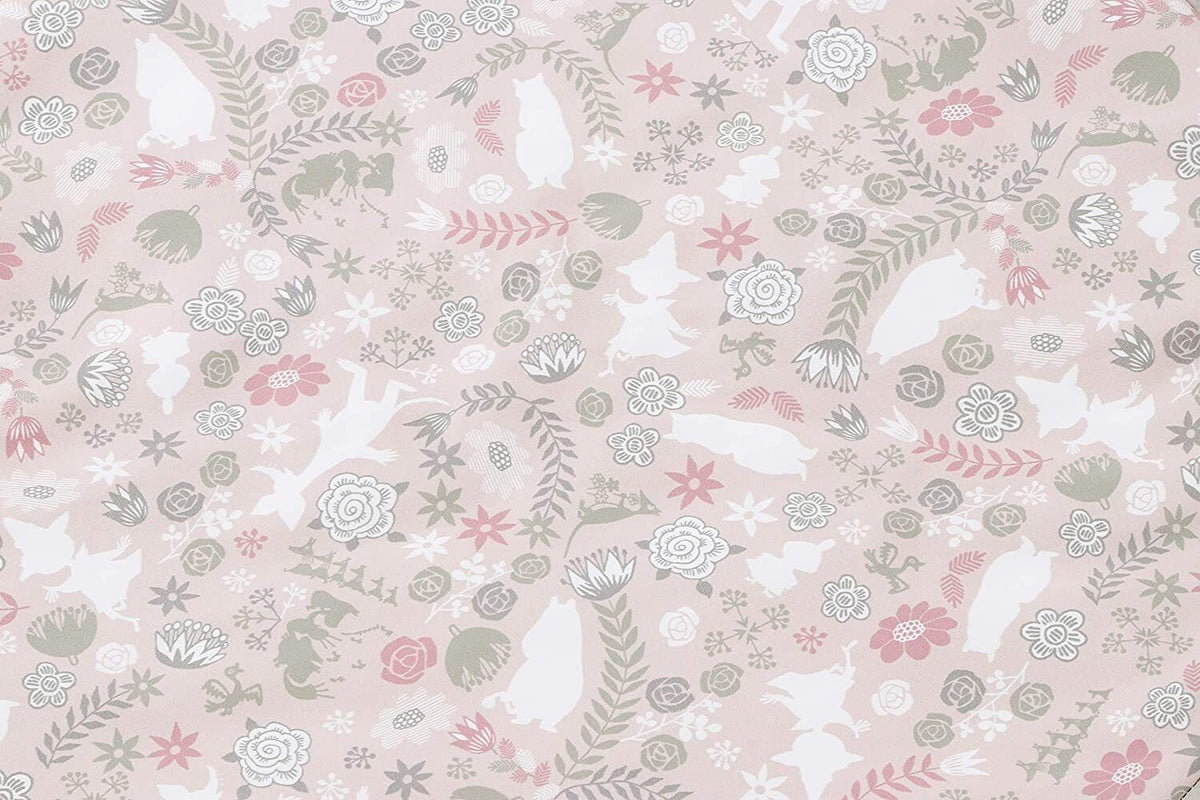 Moomin Baby Reversible Playmat Sunny Mat Round Scandinavian (Pink)