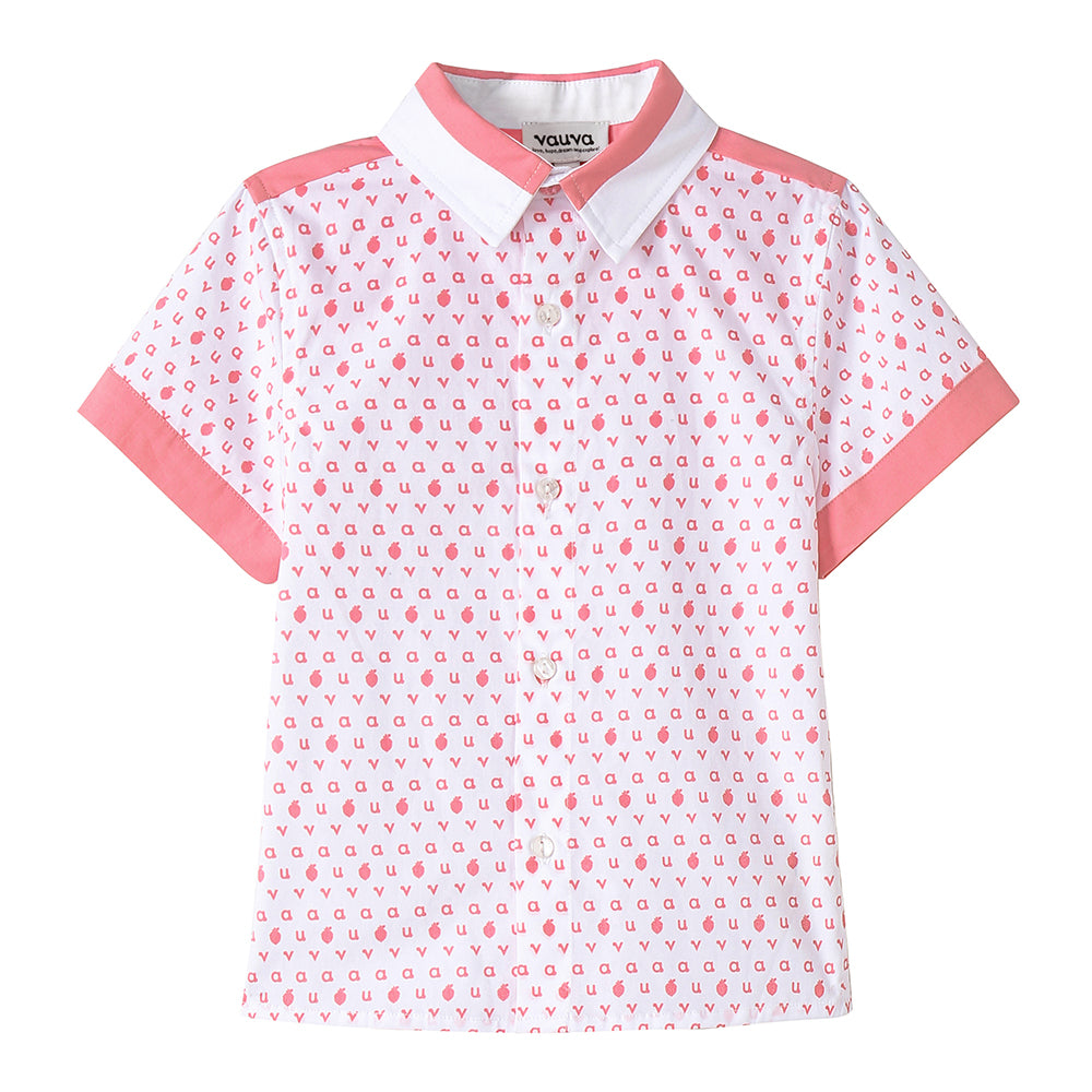 VAUVA Vauva 2022 - Logo Print Shirt/ Shorts Set Suits & Waistcoats