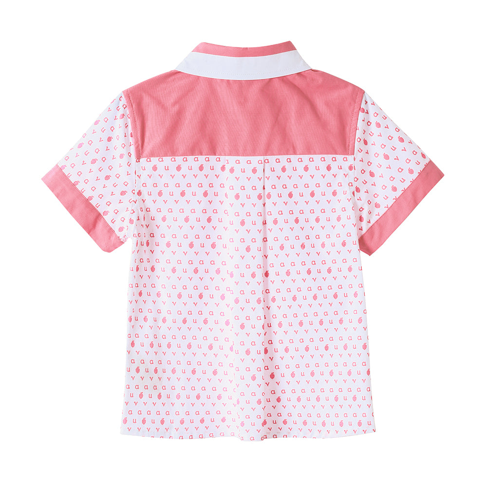 VAUVA Vauva 2022 - Logo Print Shirt/ Shorts Set Suits & Waistcoats