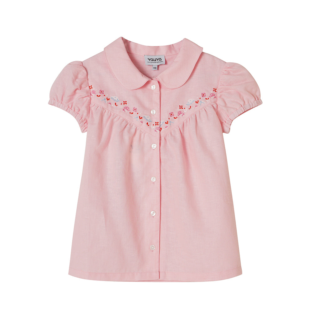 VAUVA Vauva 2022 - Short Sleeves Embroidered Shirt Tops