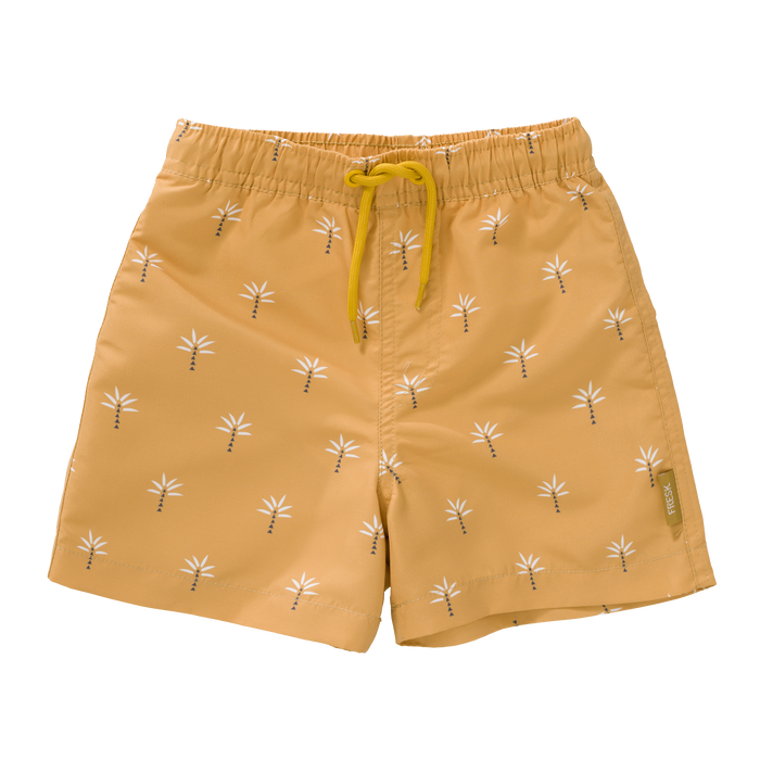 Fresk Swim UV Shorts boys Palmtree Ochre - My Little Korner