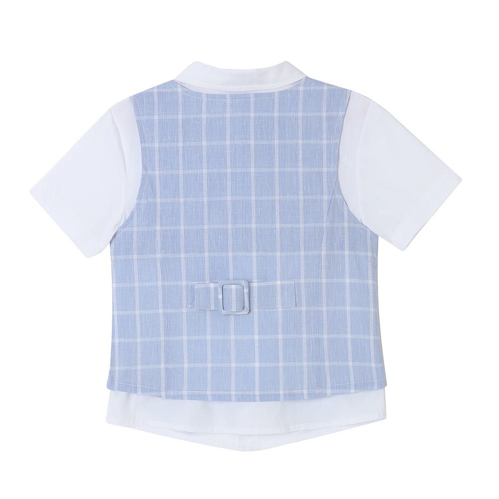 VAUVA Vauva 2022 - Shirt With Faux Layered Waistcoat Suits & Waistcoats