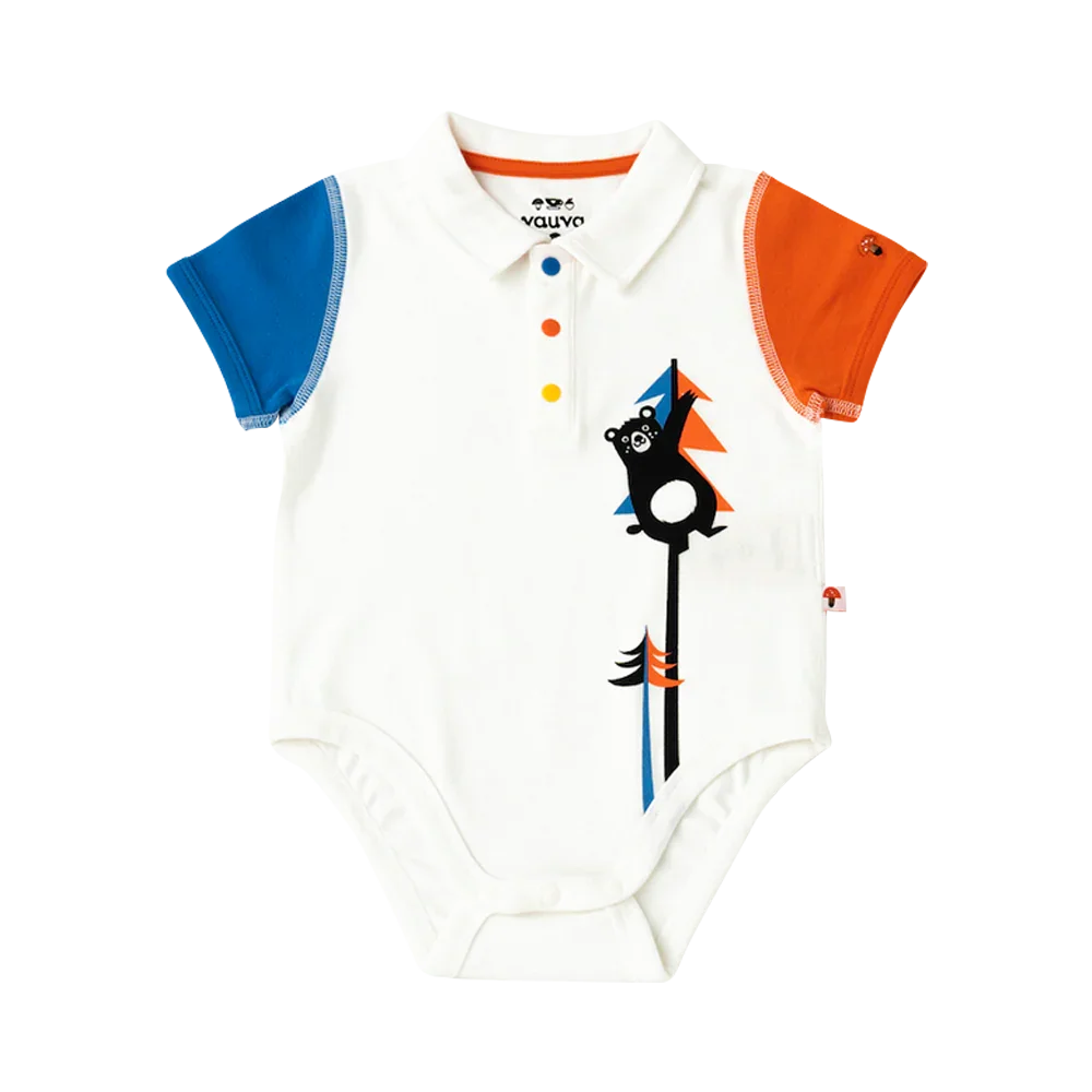VAUVA Vauva 2022 - Organic Cotton Baby 2-Packs Fox & Bear Bodysuits Bodysuit
