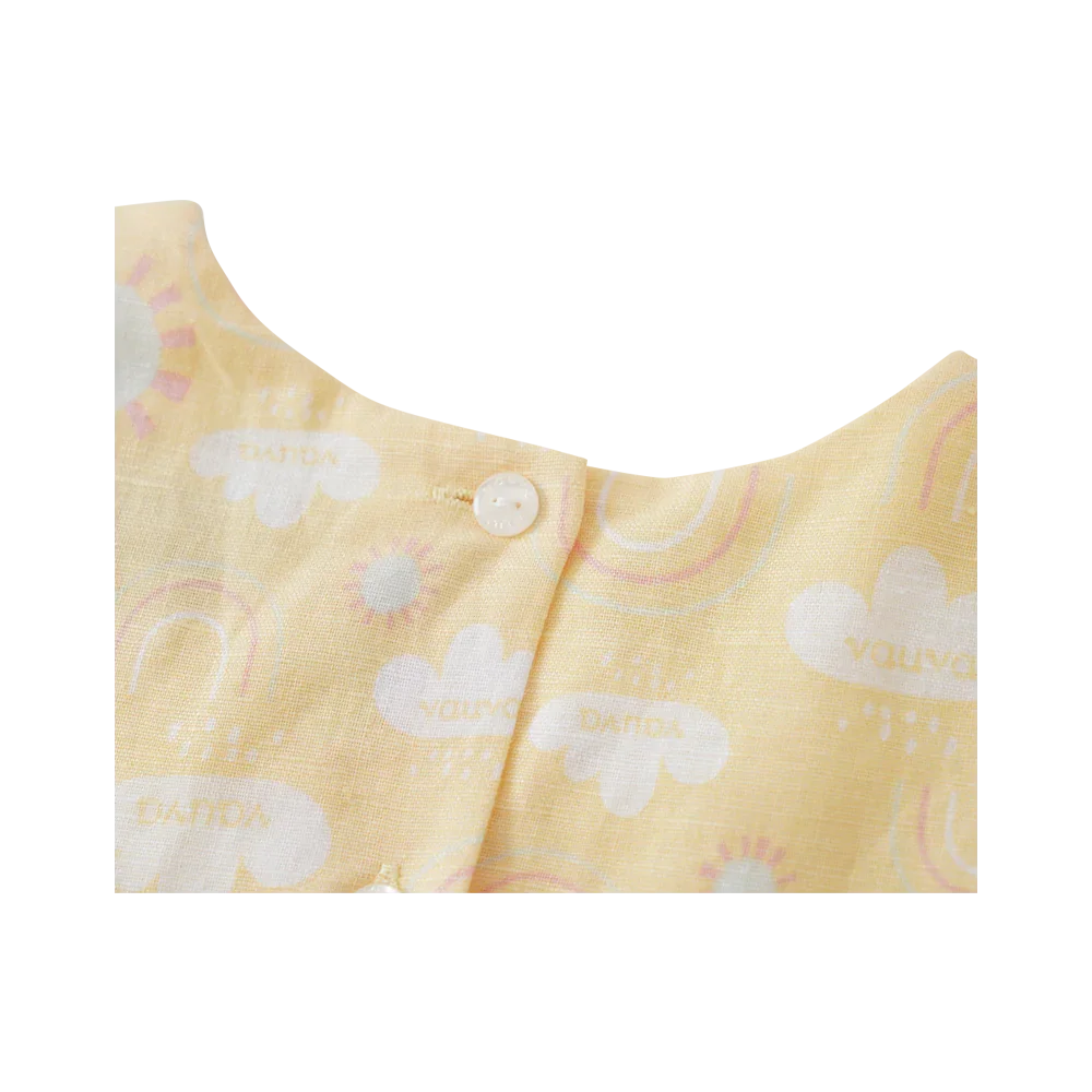 VAUVA Vauva 2022 - Ruffle Sleeves Dress (Yellow) Dresses