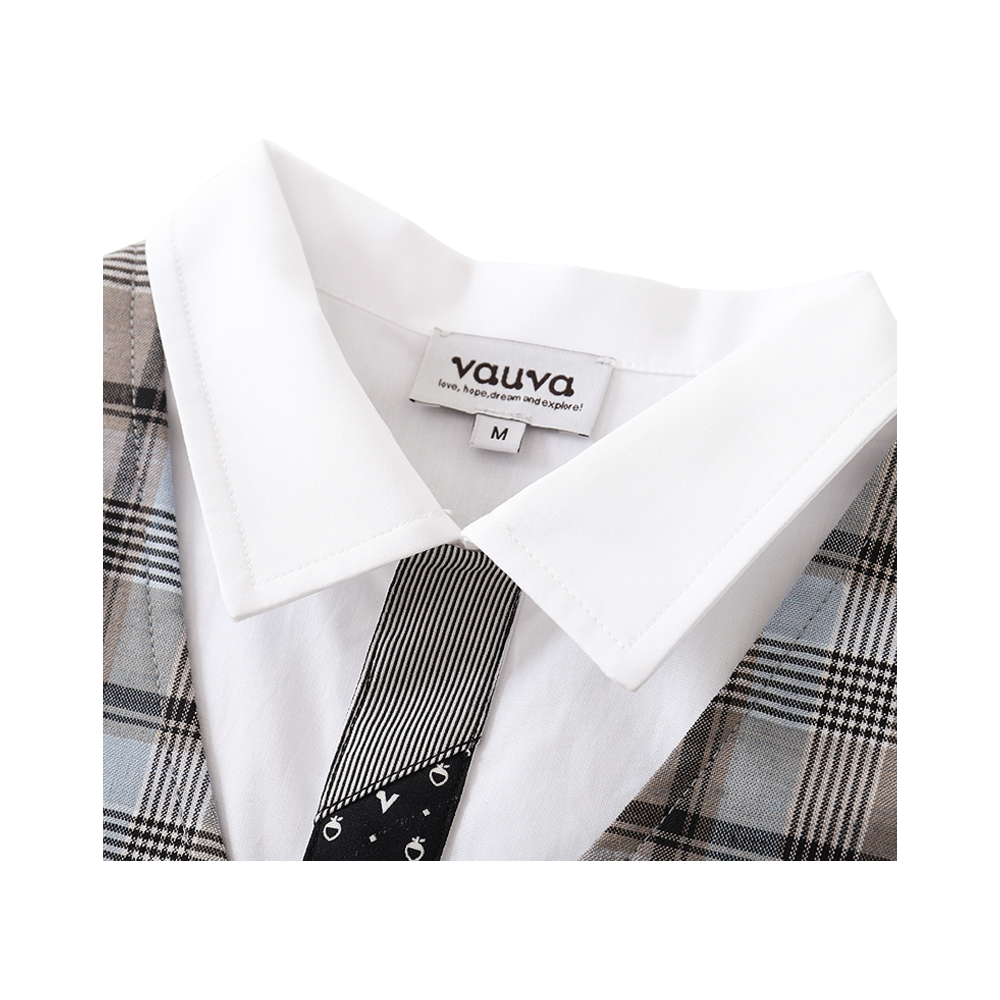 VAUVA Vauva 2022 - Shirt With Faux Layered Waistcoat Suits & Waistcoats