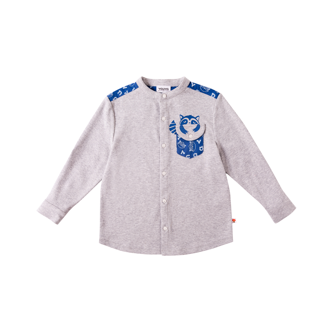 VAUVA Vauva Boys Raccoon Jacket - Grey Coat & Jacket