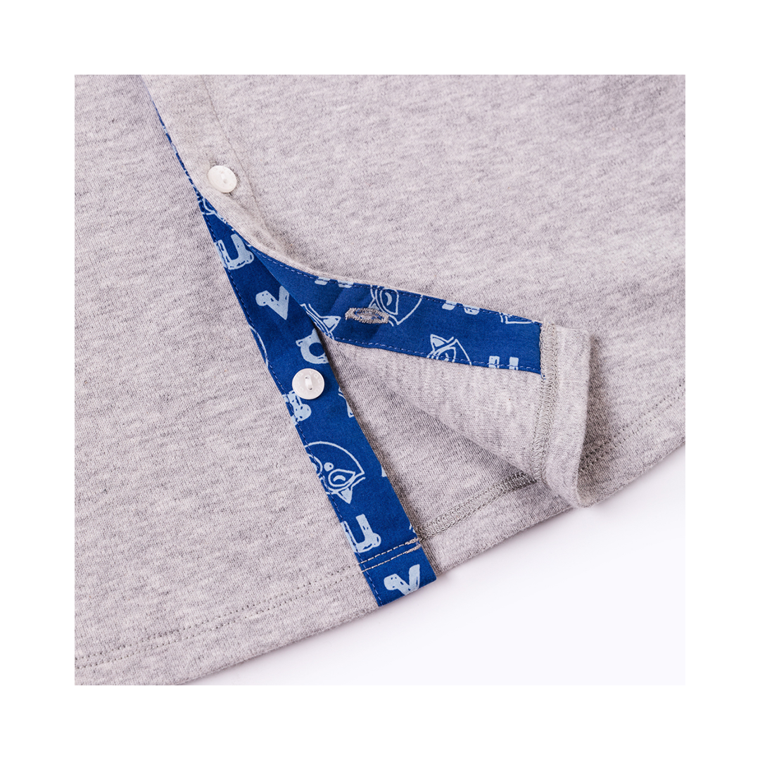 VAUVA Vauva Boys Raccoon Jacket - Grey Coat & Jacket