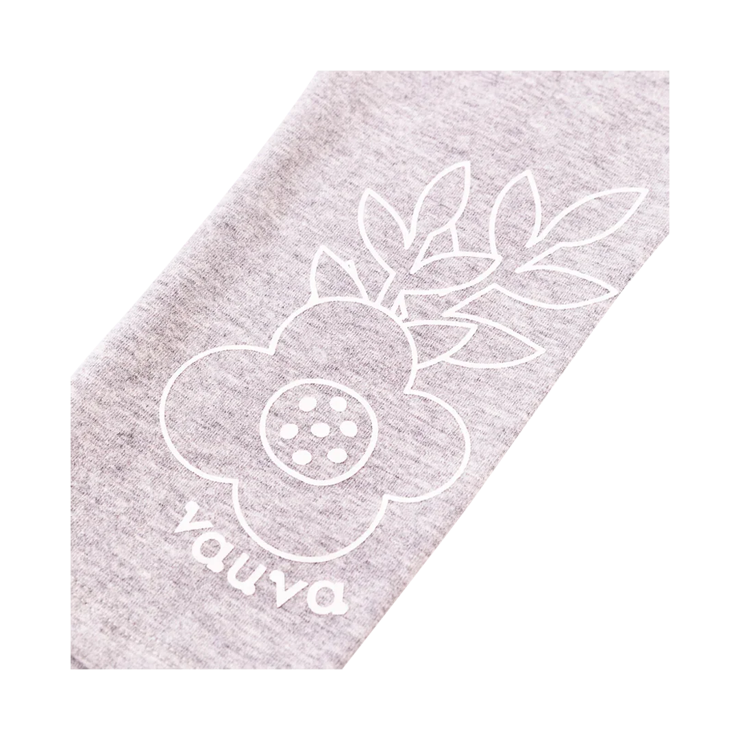 VAUVA Vauva Girls Flowers Organic Cotton Leggings - Grey Leggings