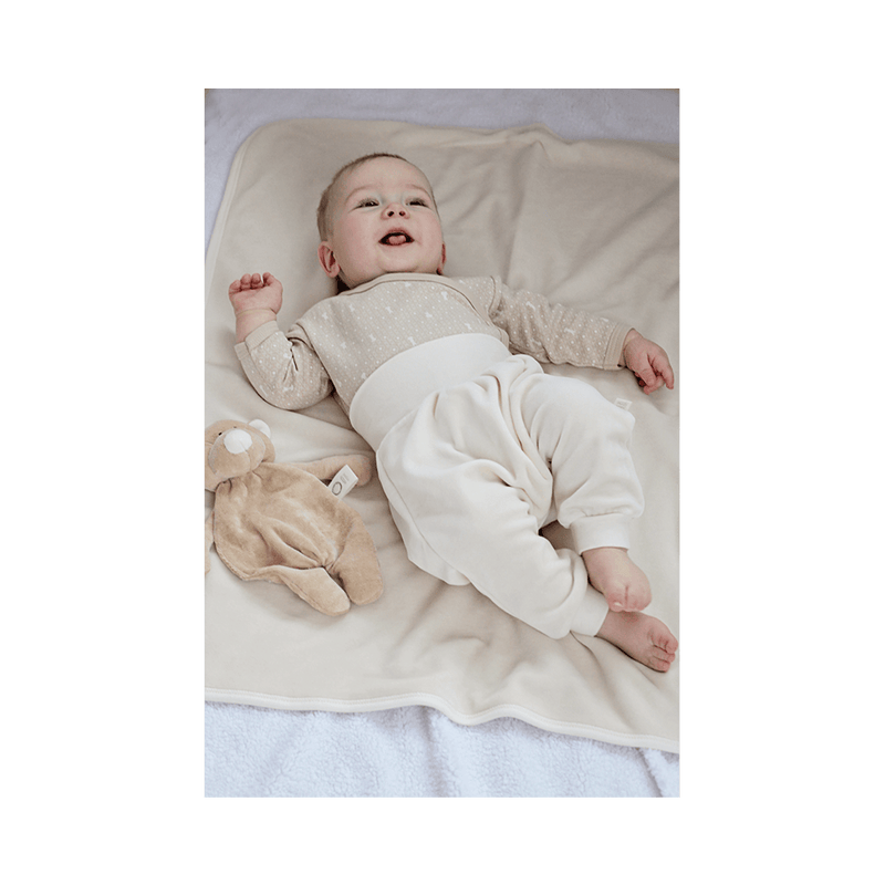 Wooly Organic comforter with dummy holder - Teddy Brown