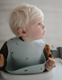 Mushie Mushie - Silicone Bib Retro Cars (Blue) Bib