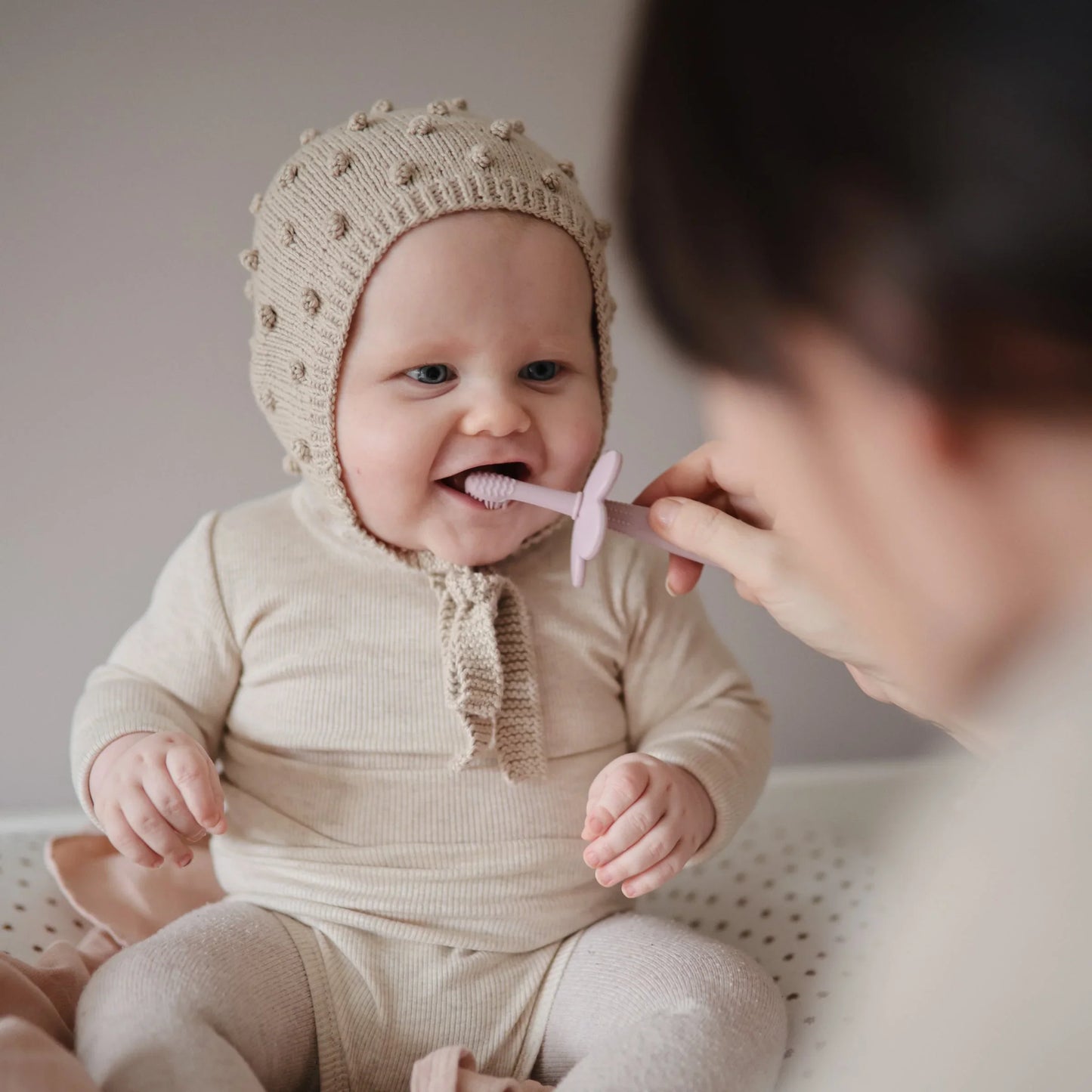 Mushie Mushie - Flower Training Toothbrush (Pale Daffodil) Toothbrush