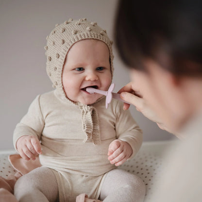 Mushie Mushie - Flower Training Toothbrush (Pale Daffodil) Toothbrush