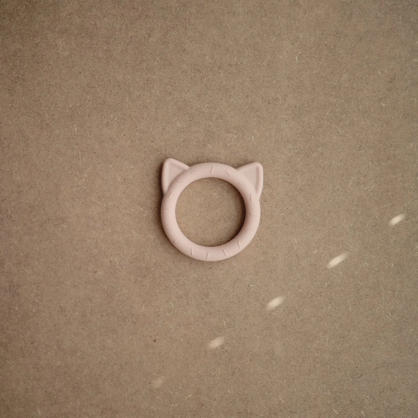 Mushie Mushie - Teether Cat Blush (Pink) Learning Toys