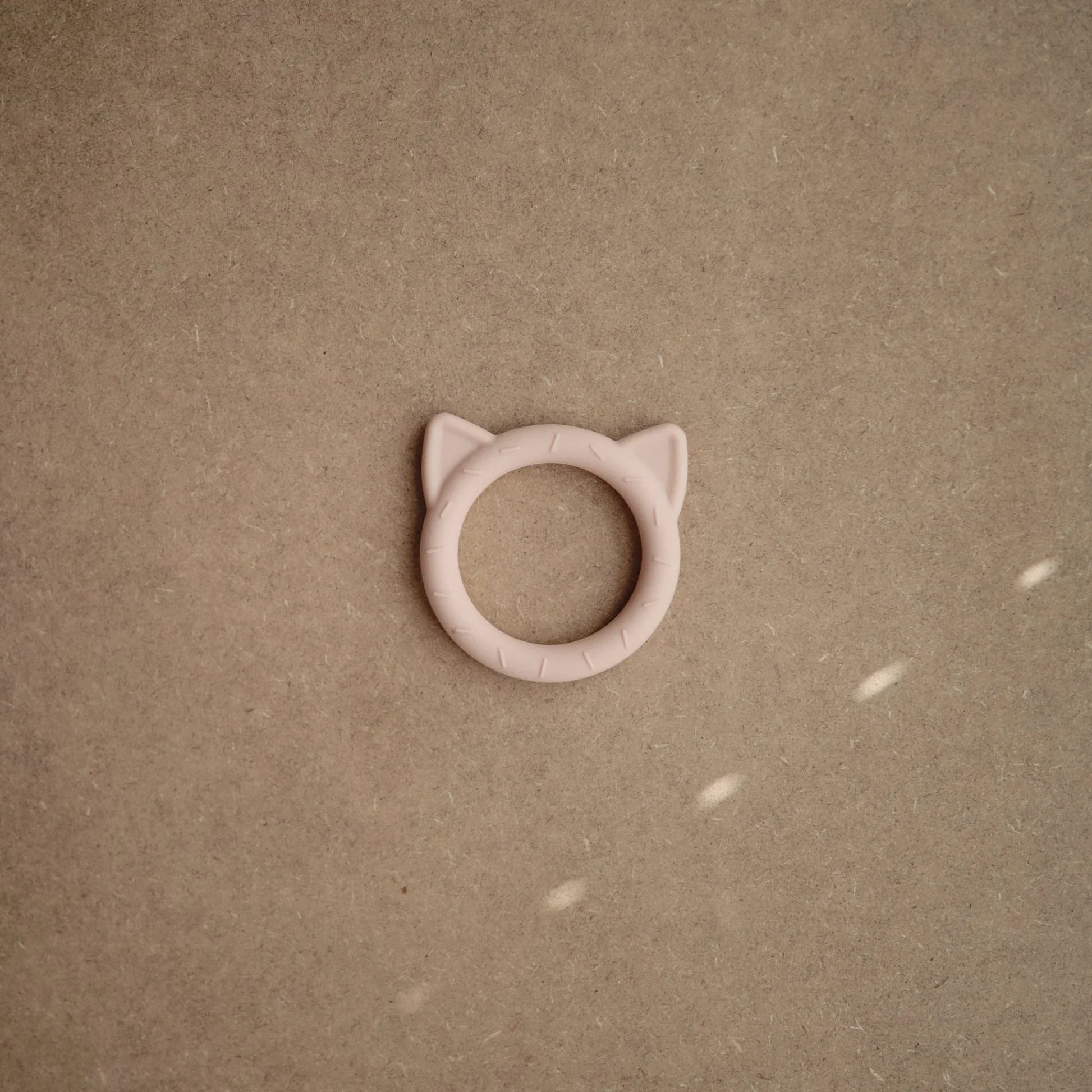 Mushie Mushie - Teether Cat Blush (Pink) Learning Toys