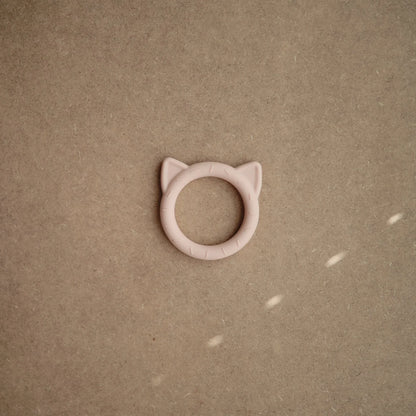 Mushie Mushie - Teether Cat Blush (Pink) Learning Toys