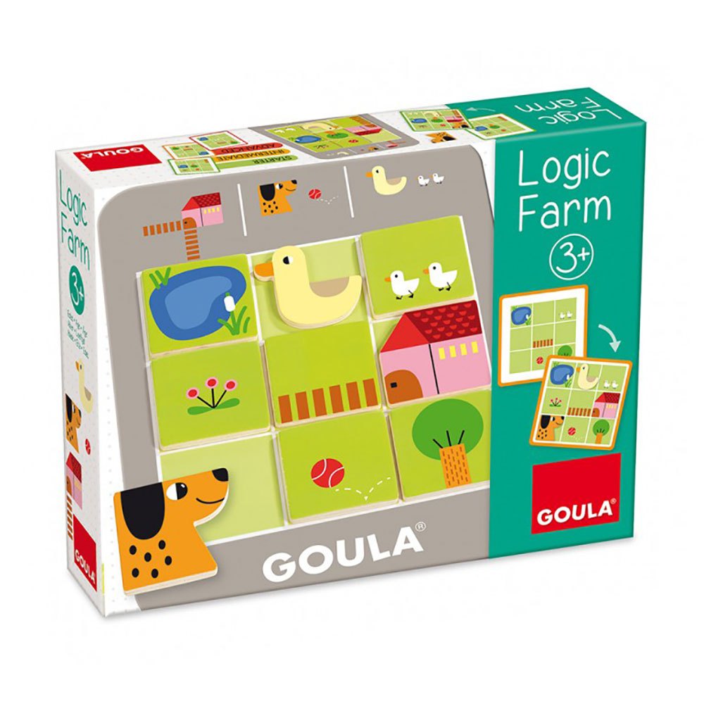 Goula Goula Logic Farm Wooden Toy