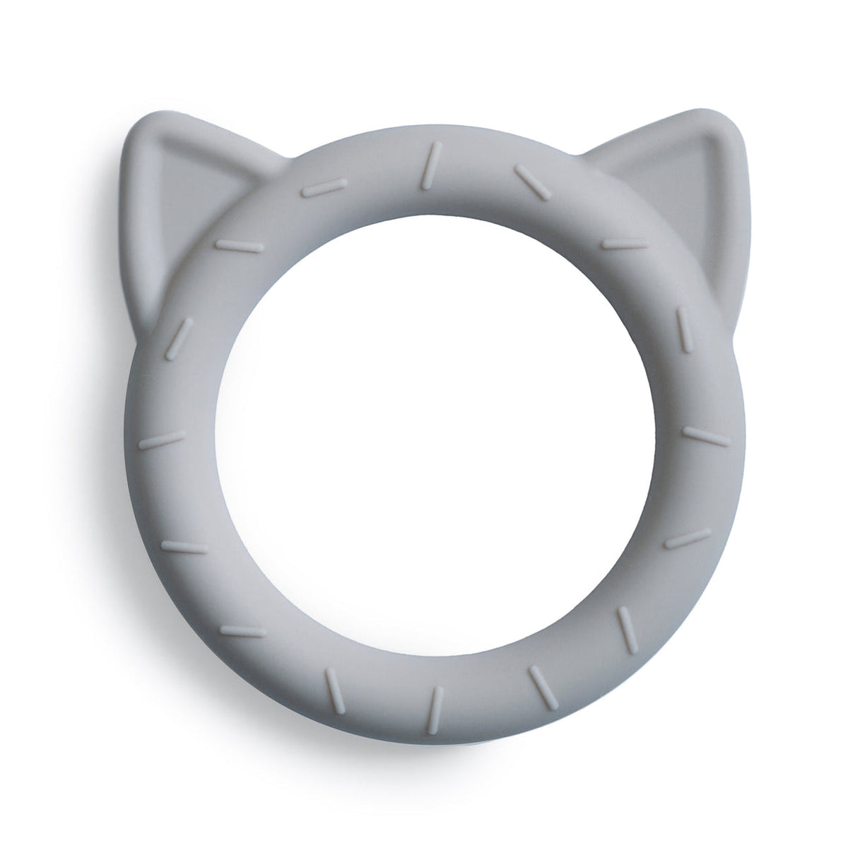 Mushie - Teether Cat Stone (Grey)