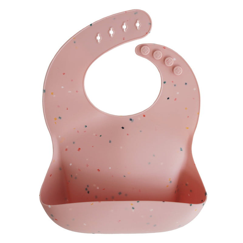 Mushie - Silicone Bib Pink Confetti - product 1