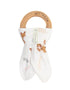 MITTEEZ MITTEEZ Organic Baby Woody Teether - Woodland Friends Finely the Fox Comforter & teether