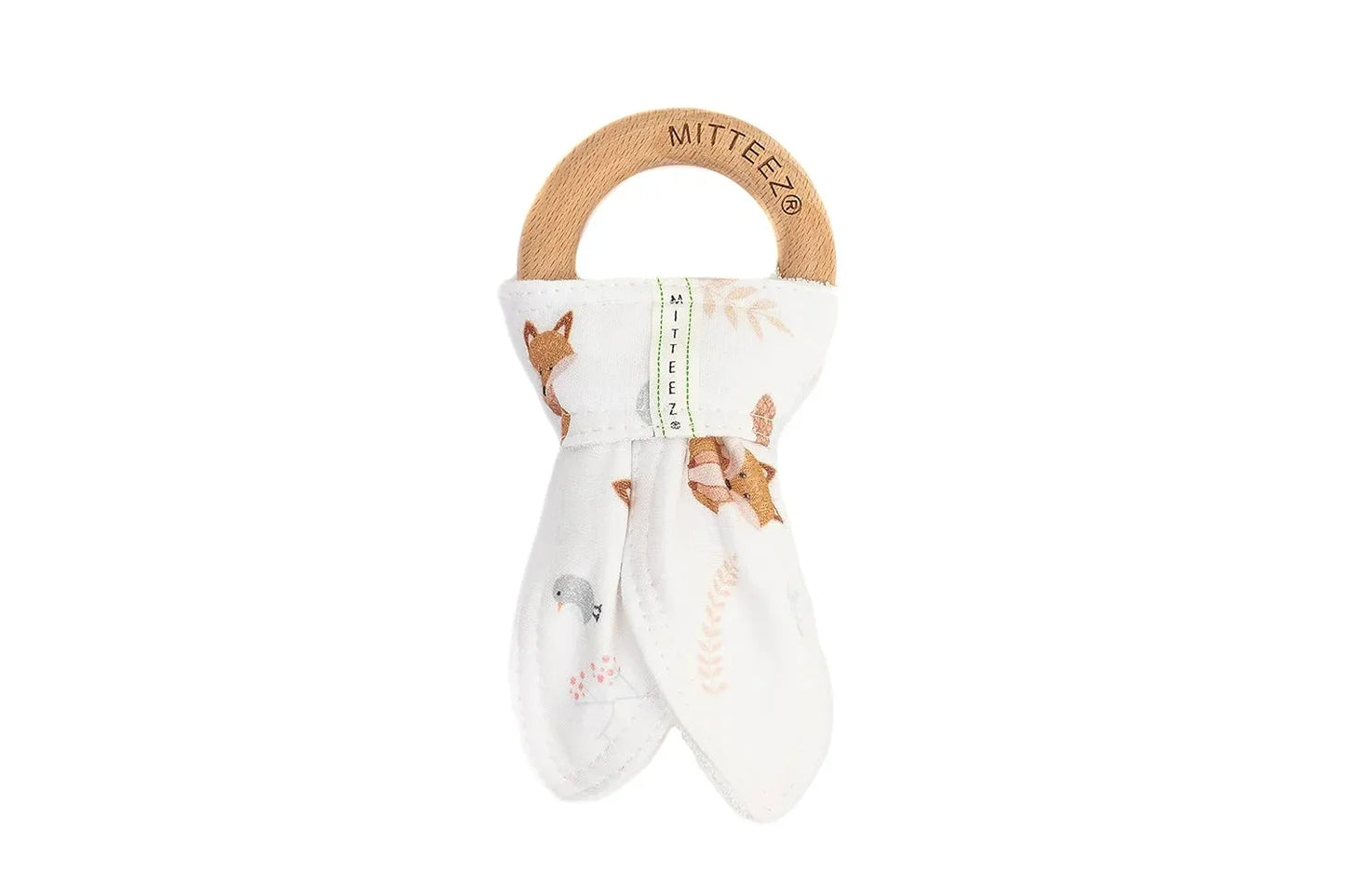 MITTEEZ MITTEEZ Organic Baby Woody Teether - Woodland Friends Finely the Fox Comforter & teether