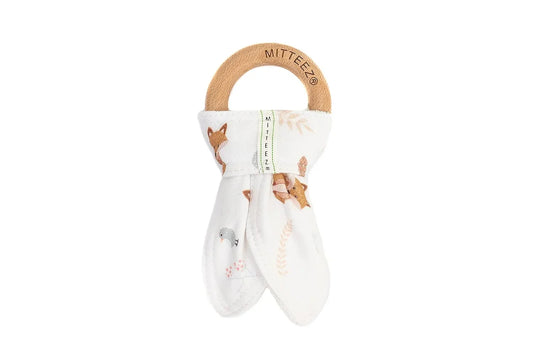 MITTEEZ MITTEEZ Organic Baby Woody Teether - Woodland Friends Finely the Fox Comforter & teether