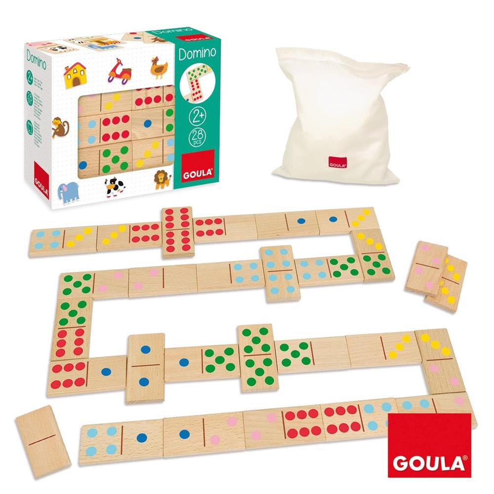 Goula Goula Topycolor Domino Wooden Toy