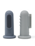 Mushie Mushie - Finger Baby Toothbrushes (Grey) Toothbrush