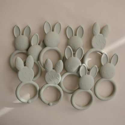Mushie Mushie - Baby Silicone Teether (Bunny Sage) Comforter &amp; teether
