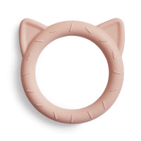 Mushie - Teether Cat Blush (Pink)