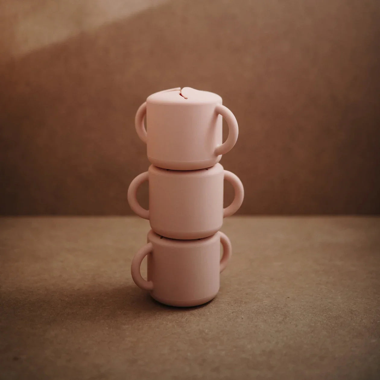 Mushie Mushie - Kids Snack Cup Blush (Pink) cup