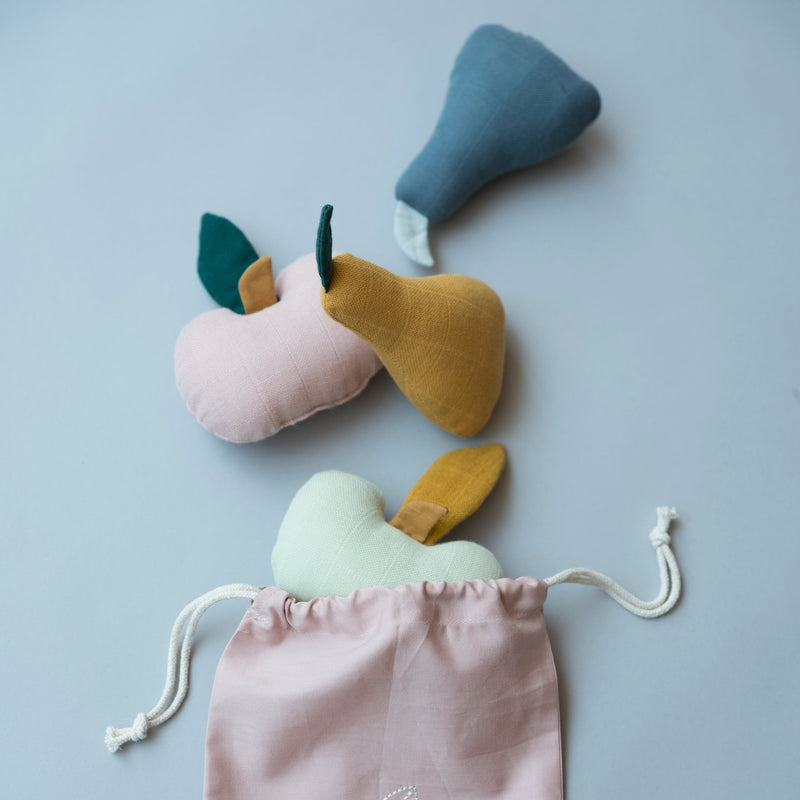 FABELAB Fabelab - Rattle - Pear - Offcuts Soft Toys