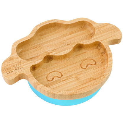 PANDA BAMBOO PANDA BAMBOO -Bamboo Sheep plate &amp; spoon Set (original price $200) Plate