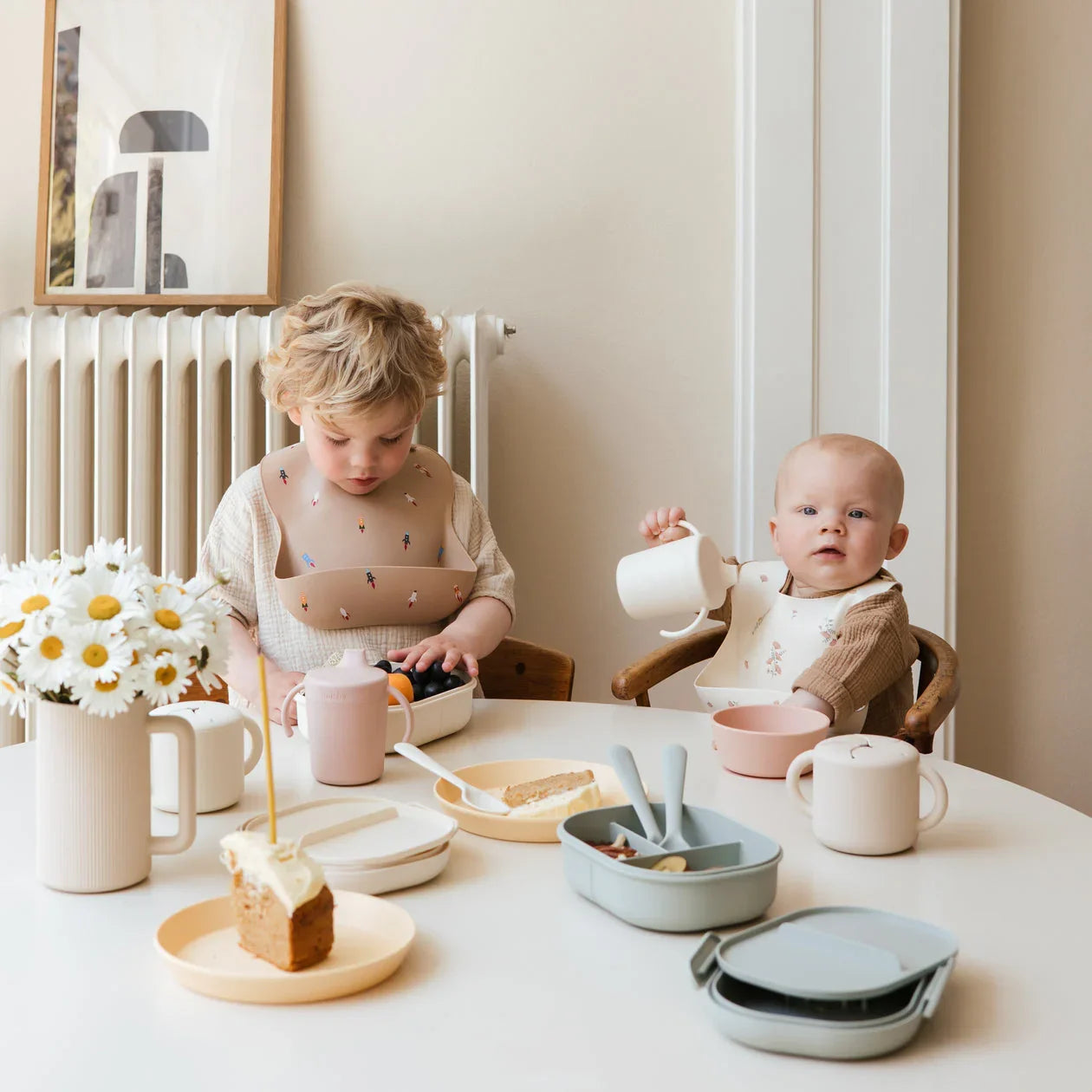 Mushie Mushie - Kids Snack Cup (Powder Blue) cup