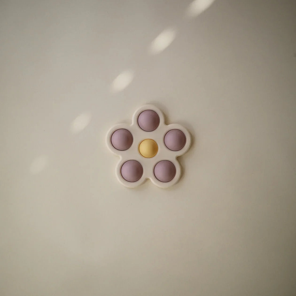 Mushie Mushie - Flower Press Toy (Soft Lilac) Learning Toys
